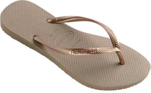 Havaianas Slim teenslippers roségoud