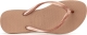 Havaianas Slim teenslippers roségoud