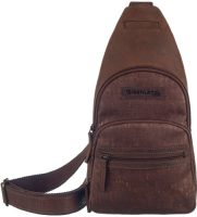 GreenLand Nature rugzak NATURE leather-cork Aan de rechterkant of links te dragen