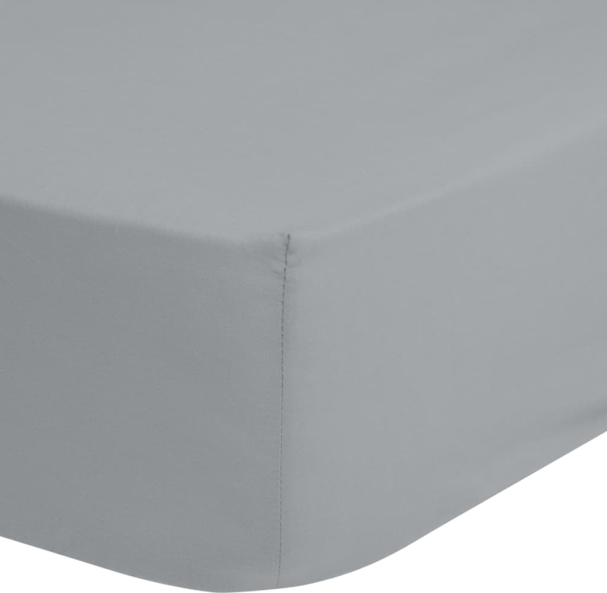 Good Morning Hoeslaken jersey 90/100x220 cm zilverkleurig