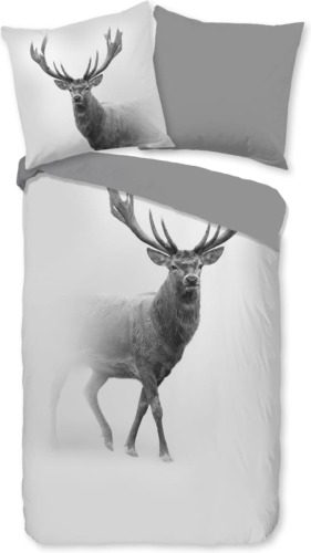 Pure Dekbedovertrek GREY DEER 135x200 cm