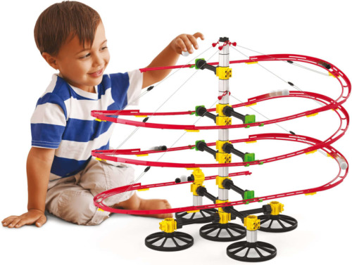 Quercetti 132-delige Knikkerbaanset Skyrail Suspension Basic