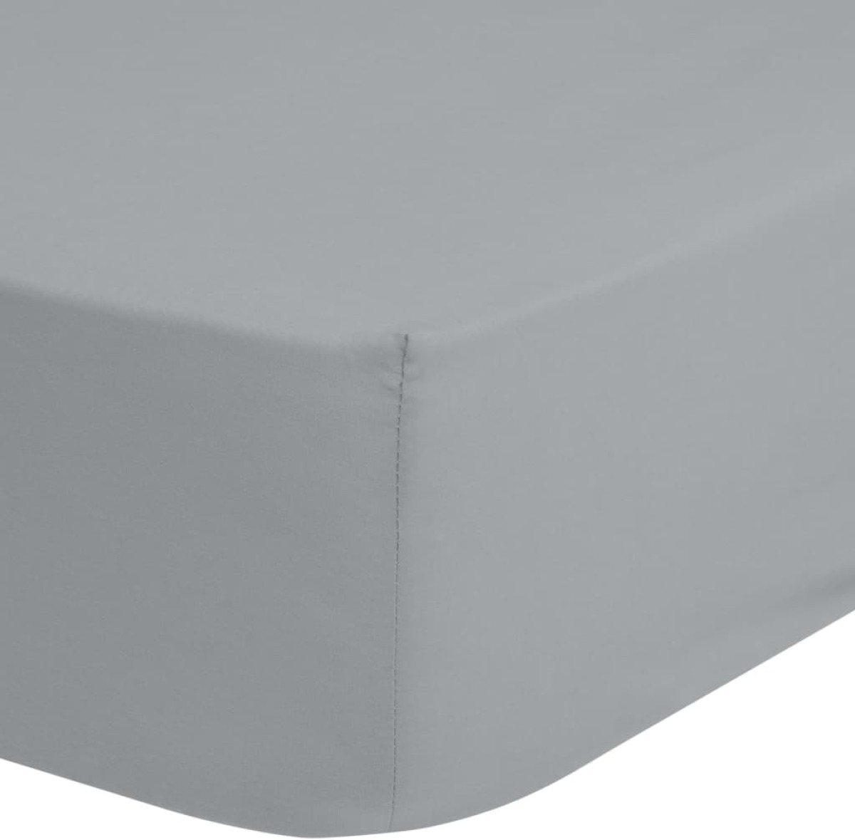 Good Morning Hoeslaken jersey 90/100x200 cm zilverkleurig