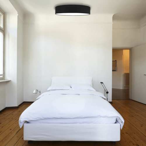 Smartwares Plafondlamp 60x60x10 cm zwart