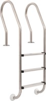 VidaXL Zwembadladder met 3 sporten 120 cm roestvrij staal 304