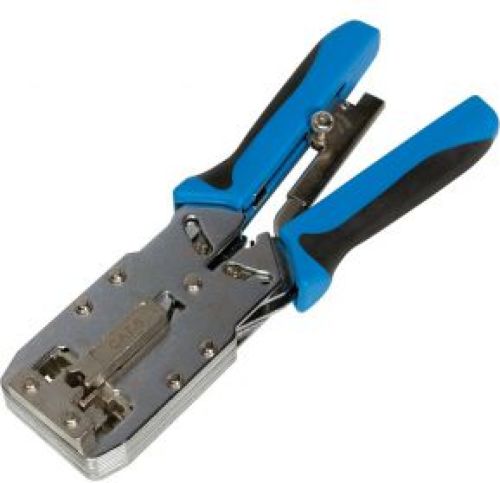 LogiLink WZ0035 Krimptang Zwart, Blauw kabel krimper