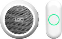 Byron Draadloze plug-in deurbelset wit