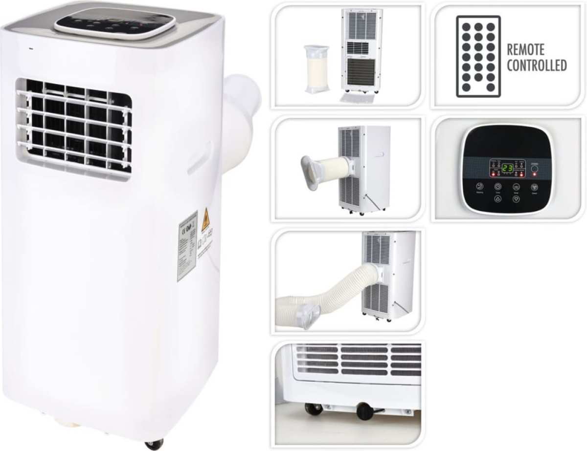 Excellent Electrics Airconditioner met afstandsbediening 1500 W wit