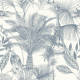 DUTCH WALLCOVERINGS Behang Kidatu blauw en wit