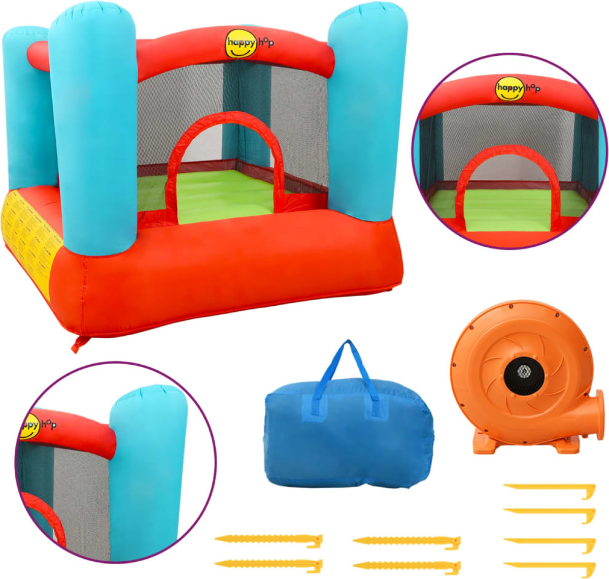 Happy Hop Springkussen 200x210x160 cm PVC