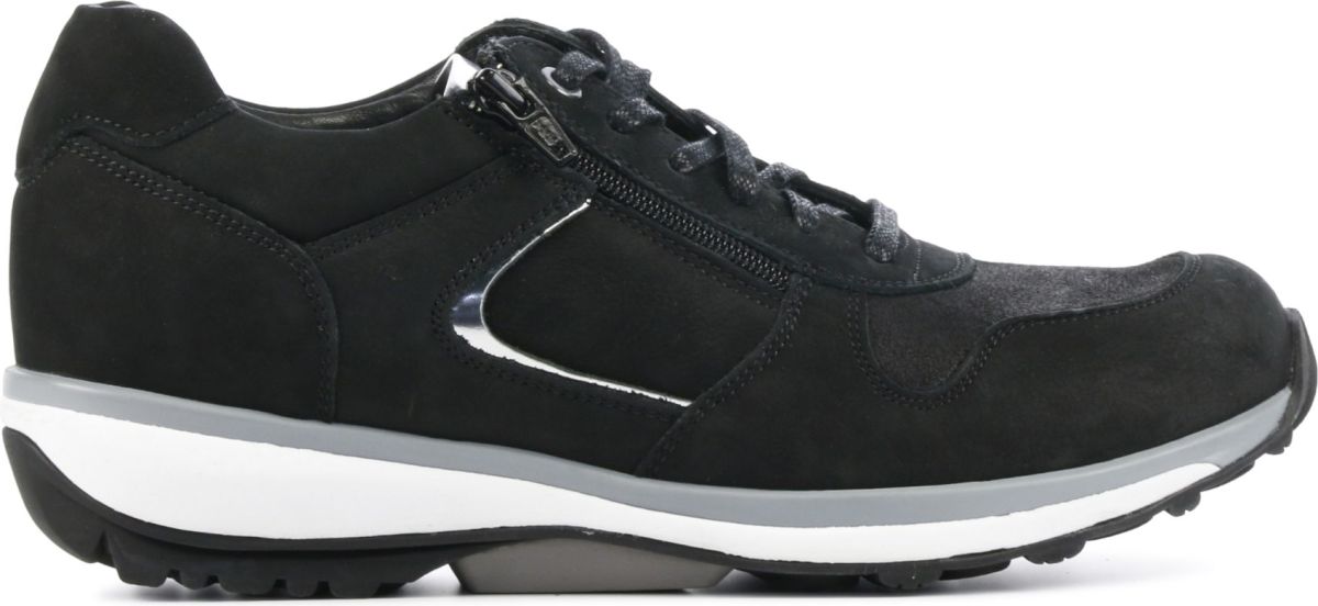 Xsensible Jersey Veterschoen Met Stretch Dames Zwart