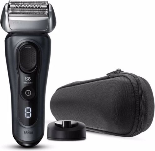 Braun Series 8 8413s stand + case Scheerapparaat Grijs