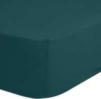 Good Morning Hoeslaken jersey 90/100x200 cm petrolkleurig