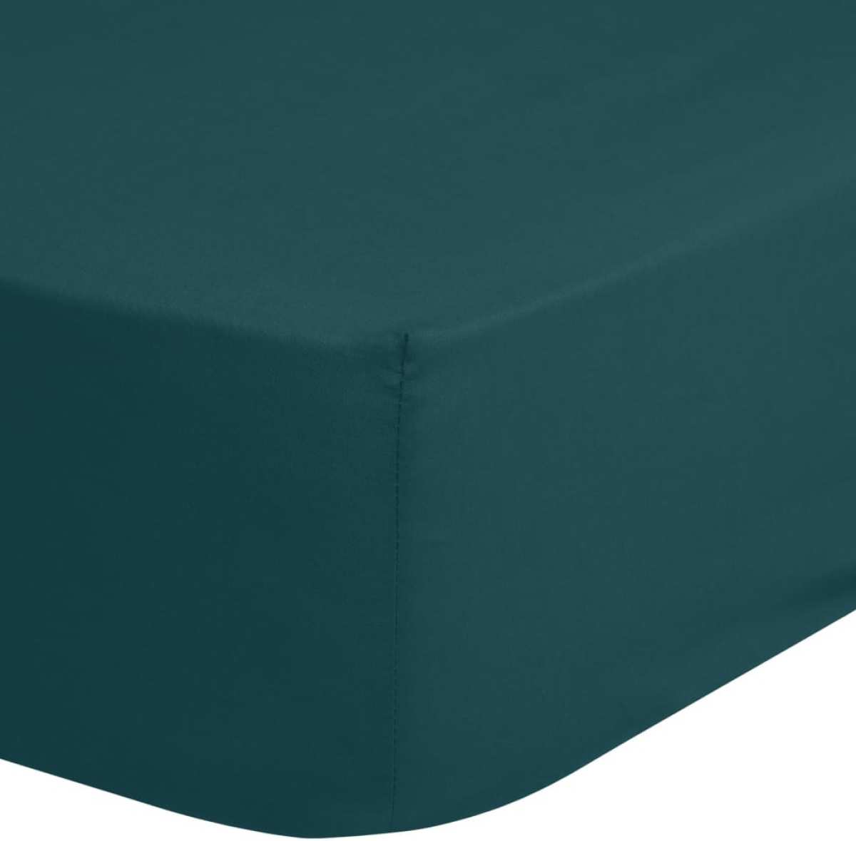 Good Morning Hoeslaken jersey 90/100x200 cm petrolkleurig