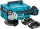 Makita 18 V Haakse slijper 125 mm [DGA506RTJ]