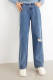 LMTD wide leg jeans NLFNOIZZA stonewashed