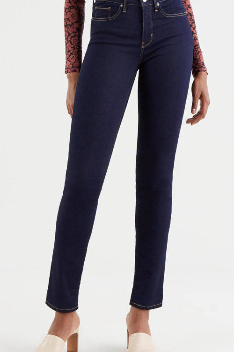 Levi's 312 shaping slim high waist slim fit jeans darkest sky
