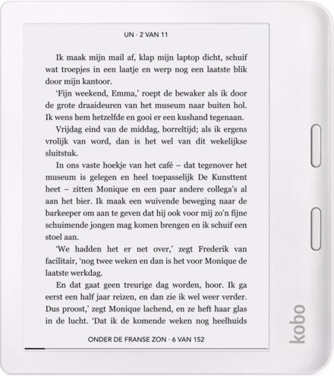 Kobo e-reader Libra 2 (Wit)