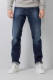 Petrol Industries regular fit jeans RILEY met riem 5802 dark used
