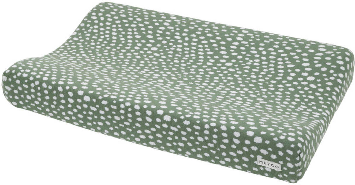 Meyco aankleedkussenhoes Cheetah forest green
