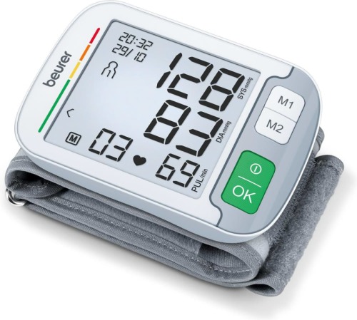 Beurer Bloeddrukmeter pols BC51 grijs