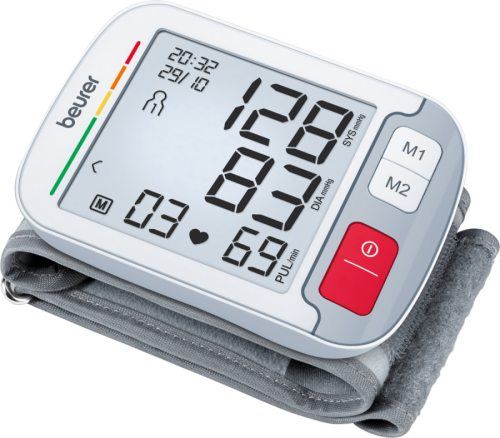 Beurer Bloeddrukmeter pols BC51 grijs
