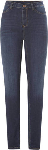 Base Level Curvy by Yesta high waist skinny jeans Faya dark denim