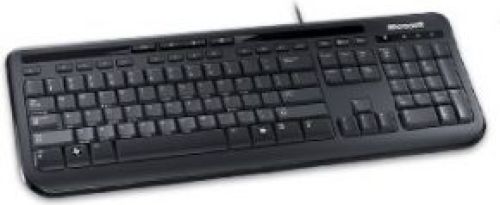 Microsoft Wired Keyboard 600, Black USB QWERTY UK International Zwart