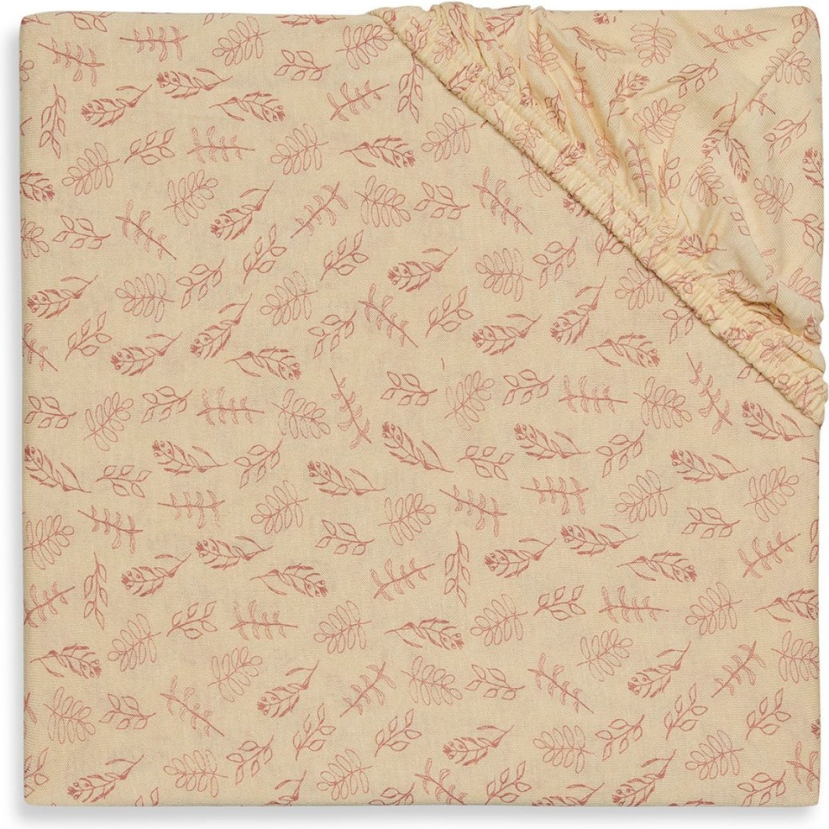 Jollein jersey hoeslaken jersey 60x120cm Meadow rosewood