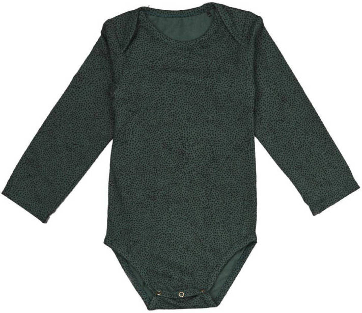 WildWood romper met stip print donkergroen