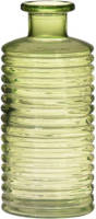 Bellatio Design Glazen Stijlvolle Bloemenvaas Transparant Groen D14.5 En H31 Cm - Vazen