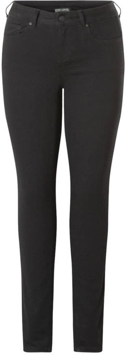Base Level Curvy by Yesta push-up slim fit jeans Joya zwart