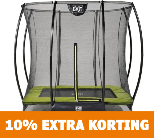 EXIT Silhouette Ground trampoline 214x153 cm