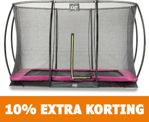EXIT Silhouette Ground trampoline 305x214 cm