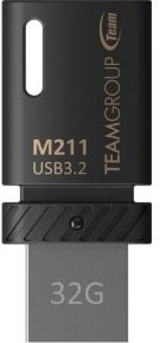 Team Group Inc. Team Group M211 USB flash drive 32 GB USB Type-C 3.2 Gen 1 (3.1 Gen 1) Zwart