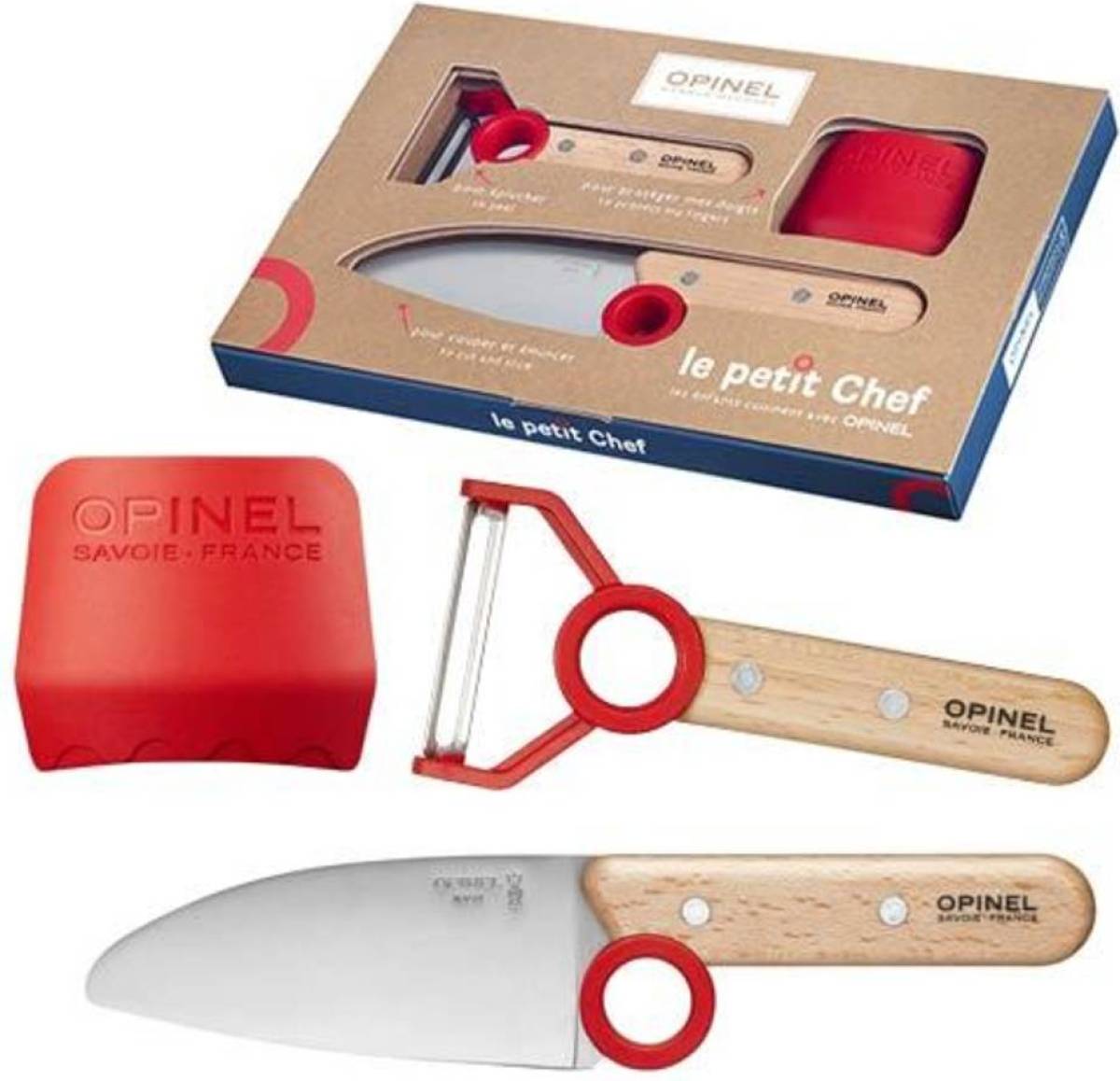 Messenset Le Petit Chef, 3-delig - Opinel