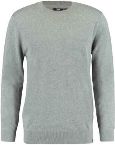 America Today trui Keith mid grey melange