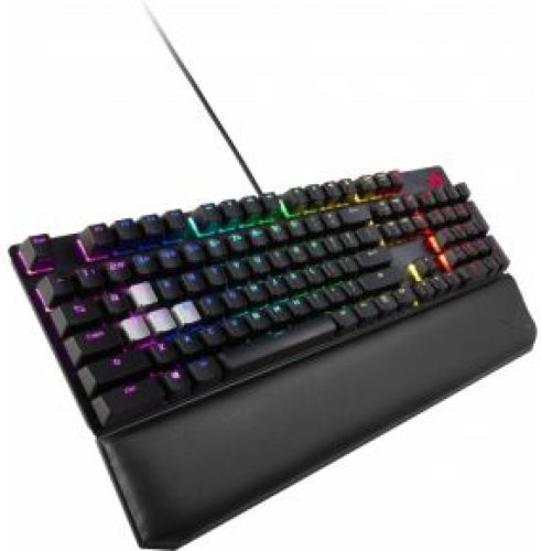 Asus Strix Scope NX Deluxe toetsenbord USB Zwart, Grijs