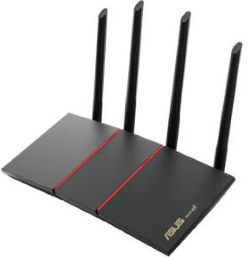 Asus RT-AX55 draadloze router Gigabit Ethernet Dual-band (2.4 GHz / 5 GHz) Zwart