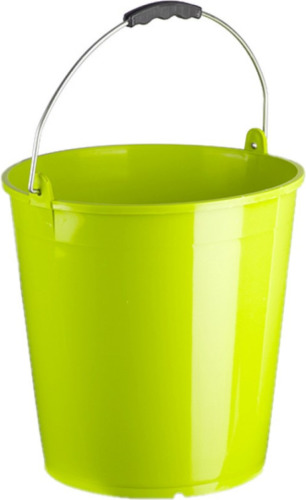Forte Plastics Emmer lime groen 15 liter 32 x 31 cm schoonmaakartikelen