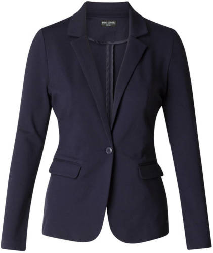 Base Level Curvy by Yesta blazer Aya donkerblauw