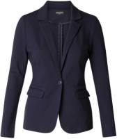 Base Level Curvy by Yesta blazer Aya donkerblauw