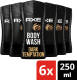 Axe Dark Temptation 3-in-1 Douchegel - 6 x 250 ml - Voordeelverpakking