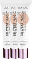 L'Oréal Paris BB C'est Magic BB cream - 3 x 30ml multiverpakking