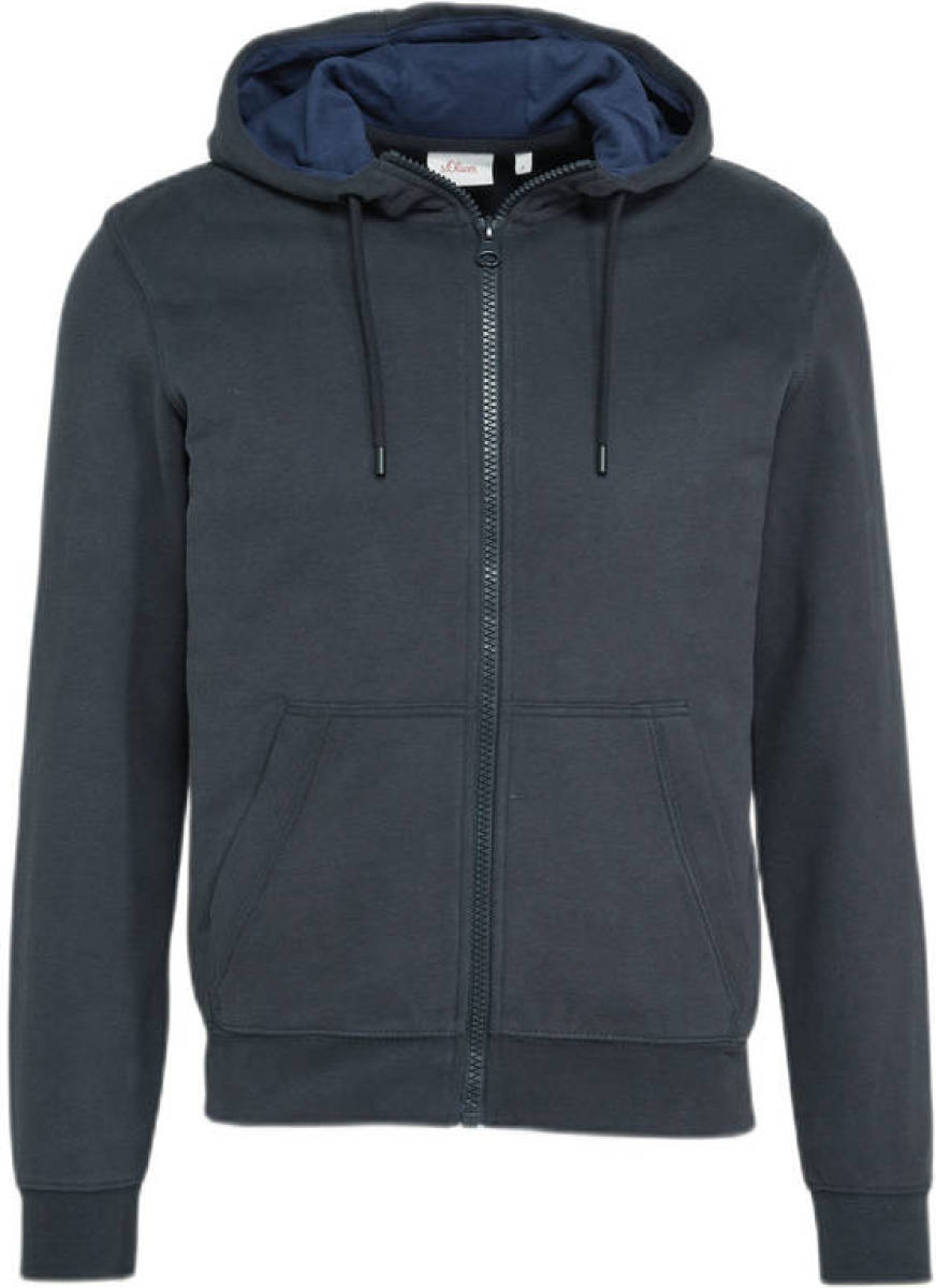s.Oliver sweatvest donkerblauw