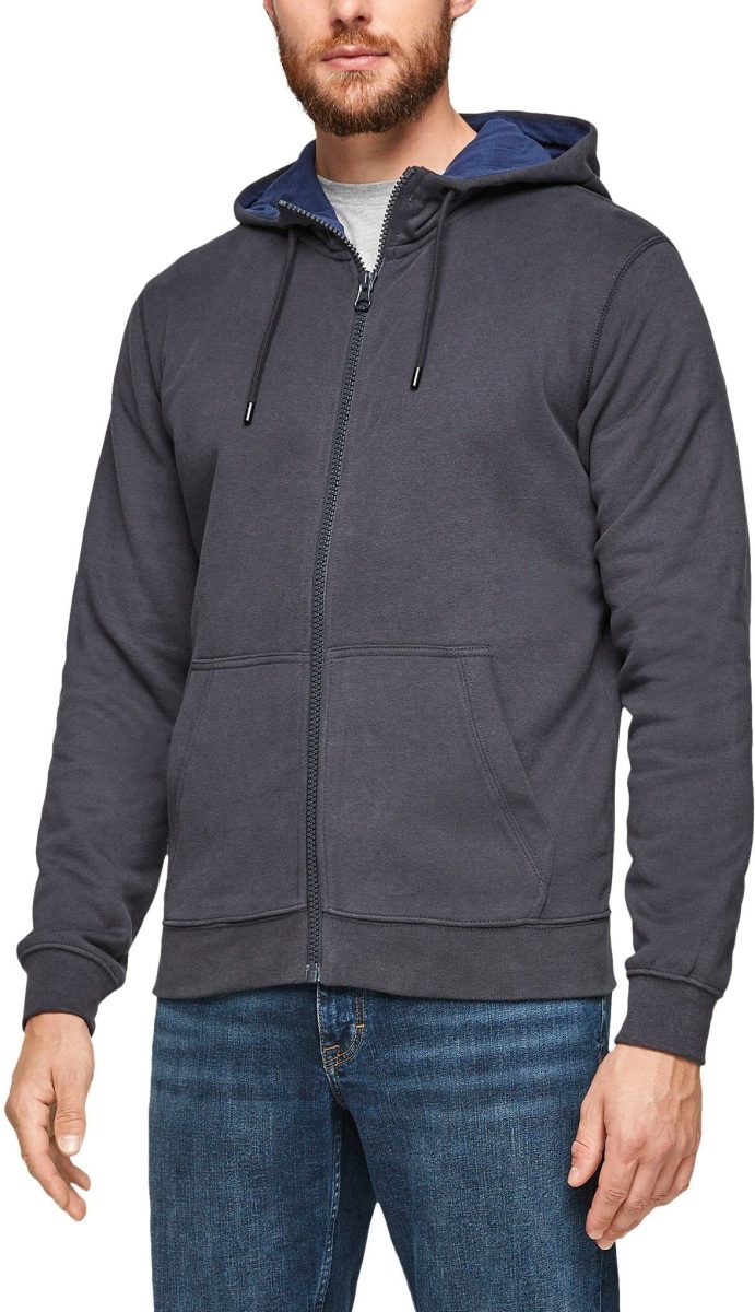 s.Oliver Capuchonsweatvest unikleur