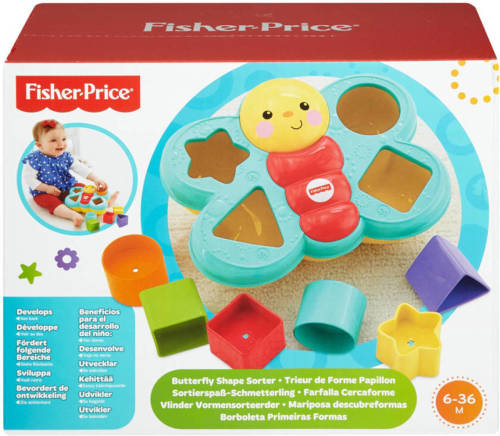 Fisher-Price Vormensorteerder Vlinder Fisher-Price (CDC22) 0+ m