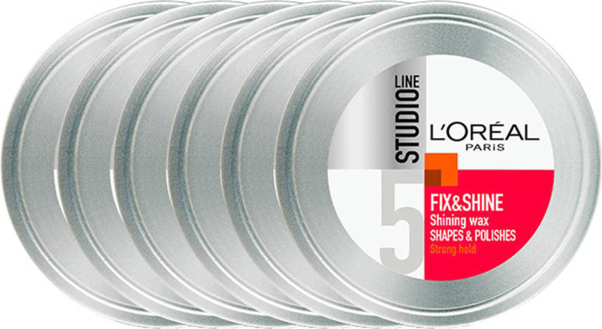 L'Oréal Paris Studio Line wax - 6x 75ml multiverpakking