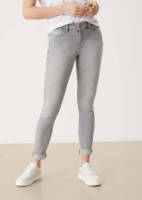 s.Oliver regular waist skinny jeans grijs