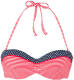 s.Oliver RED LABEL Beachwear Bandeau-bikinitop Avni met aangerimpeld midden